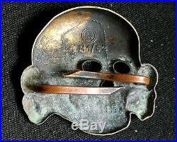 RARE! Tête De Mort De L'Officier Allemand WW2 German Visor Cap Skull WWII