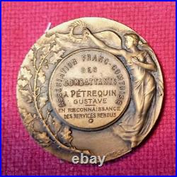 RARE medaille association franc-comtoise des combattants interalliés M. PAUTOT