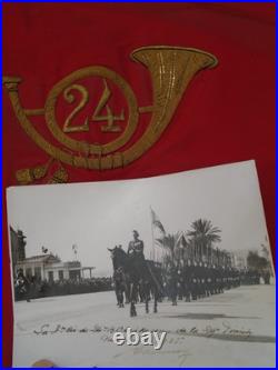 RAREFANION 3em Cie 24em BCA. RABAT. MAROC. 1940.42. DEDICACEAU COLONEL BAUMONT A
