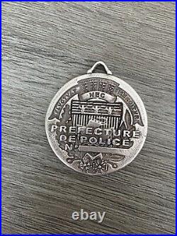 Rare Ancienne Médaille Opj Prefecture De Police Insigne Quai Des Orfevres Argent