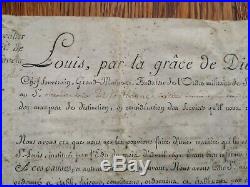 Rare Brevet Chevalier Ordre De Saint Louis 1788 À Alexandre Louis De Fontbonne
