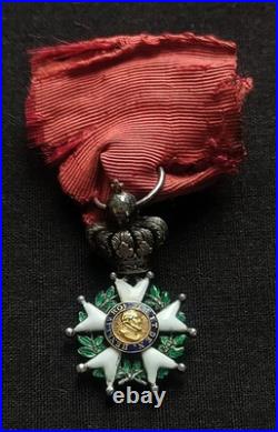 Rare Chevalier Légion D'honneur Restauration Henri IV Roi France Lys Réduction