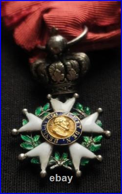 Rare Chevalier Légion D'honneur Restauration Henri IV Roi France Lys Réduction