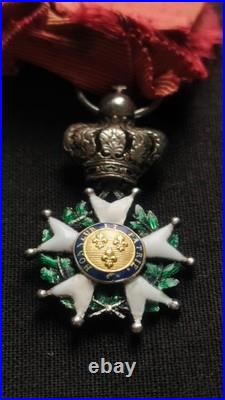 Rare Chevalier Légion D'honneur Restauration Henri IV Roi France Lys Réduction