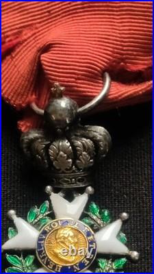Rare Chevalier Légion D'honneur Restauration Henri IV Roi France Lys Réduction