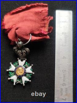 Rare Chevalier Légion D'honneur Restauration Henri IV Roi France Lys Réduction