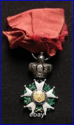 Rare Chevalier Légion D'honneur Restauration Henri IV Roi France Lys Réduction