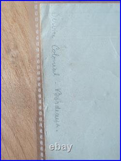 Rare Diplôme Médaille Coloniale 1920 Agrafe Afrique Occidentale Française AOF