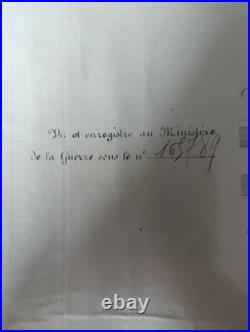 Rare Diplôme Médaille Coloniale 1920 Agrafe Afrique Occidentale Française AOF