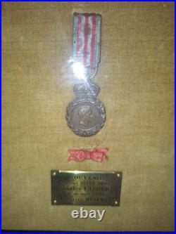 Rare Diplome Medaille Sainte Helene Napoleon Empire Marin Matelot