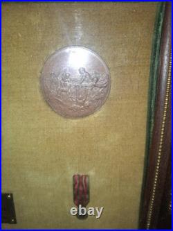 Rare Diplome Medaille Sainte Helene Napoleon Empire Marin Matelot