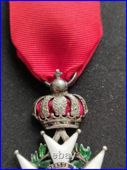 Rare Et Belle Légion D'honneur Chevalier Second Empire Avec Couronne À Fleurons