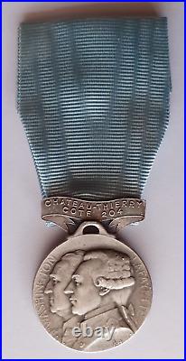 Rare Medaille De Chateau Thierry Cote 204