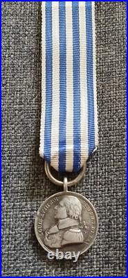 Rare Médaille De GAND 1814 Ordre Lys Fidélité Louis XVIII Restauration 1815