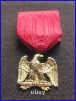 Rare Médaille De Vétérans Débris De L'empire Aigle Premier Empire Napoléon