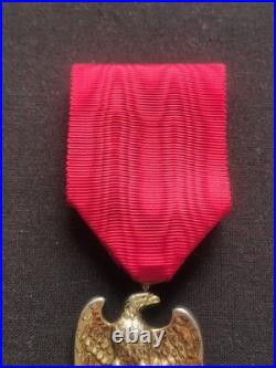 Rare Médaille De Vétérans Débris De L'empire Aigle Premier Empire Napoléon