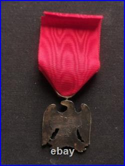 Rare Médaille De Vétérans Débris De L'empire Aigle Premier Empire Napoléon