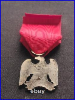 Rare Médaille De Vétérans Débris De L'empire Aigle Premier Empire Napoléon