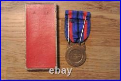 Rare Médaille Des Victimes De l'Invasion- 2ème classe bronze 1914/1918 WW1