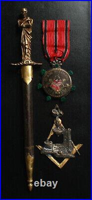 Rare Médaille Maçonnique de Grand Orient XIXsiècle