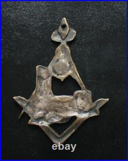 Rare Médaille Maçonnique de Grand Orient XIXsiècle