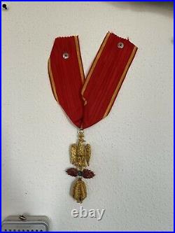 Rare Medaille Militaire Ordre Imperial Des Trois Toisons Dor