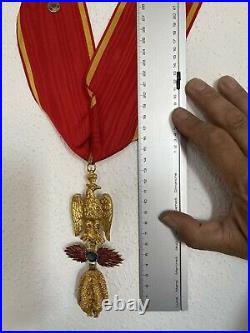 Rare Medaille Militaire Ordre Imperial Des Trois Toisons Dor