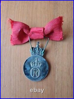 Rare Medaille Olav V Jubilé Rare 200 Exemplaires