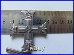 Rare Médaille Ordre BRITISH MILITARY CROSS WW1 14 18 UK no casque US