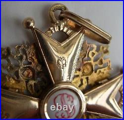 Rare ORDRE DE SAINT STANISLAS en or RUSSIE IMPERIALE