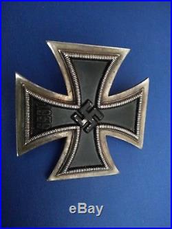 Rare Originale Croix De Fer 1er Classe Allemande 1939