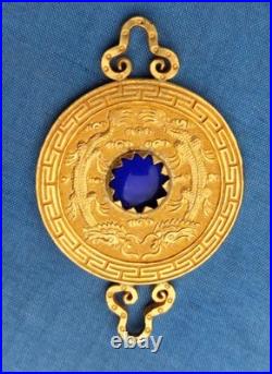 Rare médaille de l'ordre du Pao Hsing (1863/1882), 1ère clas, Or 24 C