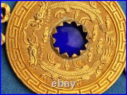 Rare médaille de l'ordre du Pao Hsing (1863/1882), 1ère clas, Or 24 C