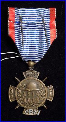 Rare médaille des Volontaires Luxembourgeois 1914-1918