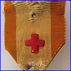 Relique Médaille 1870 ou 1914 Ambulanciers Brancardiers Seine Paris Croix Rouge