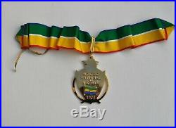 République du Gabon, Ordre National du Mérite, croix de commandeur