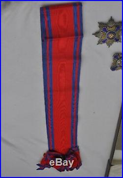 Roumanie Ordre de l'Etoile, ensemble de grand croix