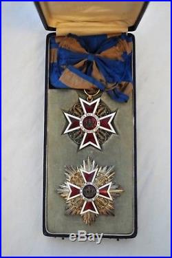 Roumanie Ordre de la Couronne, ensemble de Grand Croix