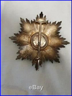 Roumanie Ordre de la Couronne, ensemble de Grand Croix, du 2° type