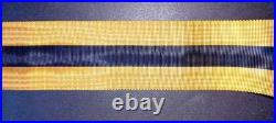 Ruban pour la Médaille du Soudan. Tissage ancien. RARISSIME