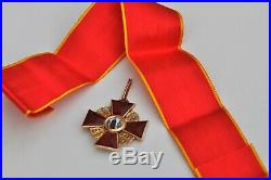 Russie Ordre de St Anne, croix de 2° classe (commandeur) en or