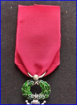 SUPERBE LÉGION D'HONNEUR CHEVALIER ORDONNANCE 1870, 3e RÉPUBLIQUE ARGENT