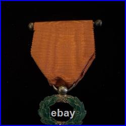 SUPERBE LÉGION D'HONNEUR CHEVALIER ORDONNANCE 1870 3e RÉPUBLIQUE ARGENT, VERMEIL