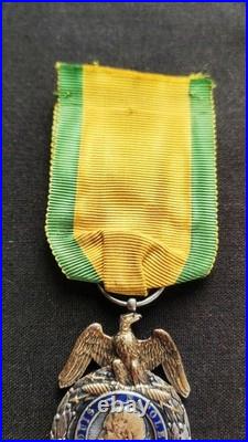 SUPERBE + RARE MÉDAILLE MILITAIRE 1er TYPE PREMIER TYPE, 2 EMPIRE LOUIS NAPOLÉON