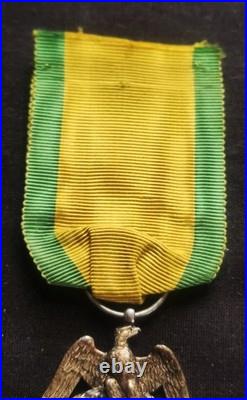 SUPERBE + RARE MÉDAILLE MILITAIRE 1er TYPE PREMIER TYPE, 2 EMPIRE LOUIS NAPOLÉON