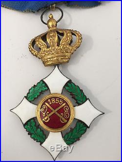 Sarde Ordre militaire de Savoie Croix de Commandeur Italie
