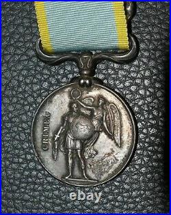 Second Empire médaille britannique de Crimée avec agrafes