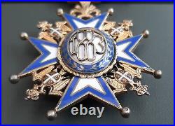 Serbie 1914-1918 Commandeur Ordre de Saint Sava ou Bijou Grand Croix ORIGINAL