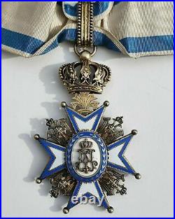 Serbie Ordre de Saint Sava, commandeur, 1er type