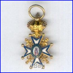 Serbie Ordre de St Sava 1903/21 Miniature (13,87mm)
